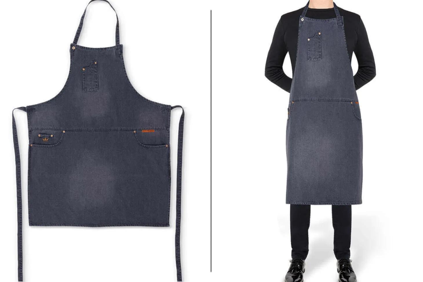 Tablier de cuisine homme DutchDeluxes en coton avec 5 poches