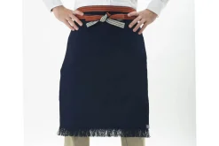 Tablier de cuisine japonais Anything Maekake bleu marine