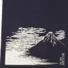 Tablier de cuisine japonais Anything Maekake Hokusai Mont Fuji rouge