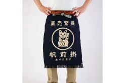 Tablier de cuisine japonais Anything Maekake Lucky Cat