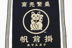 Tablier de cuisine japonais Anything Maekake Lucky Cat