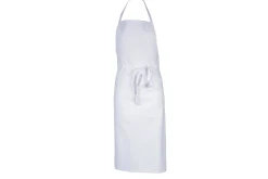 Tablier de cuisine mixte Robur Pise blanc 100% coton
