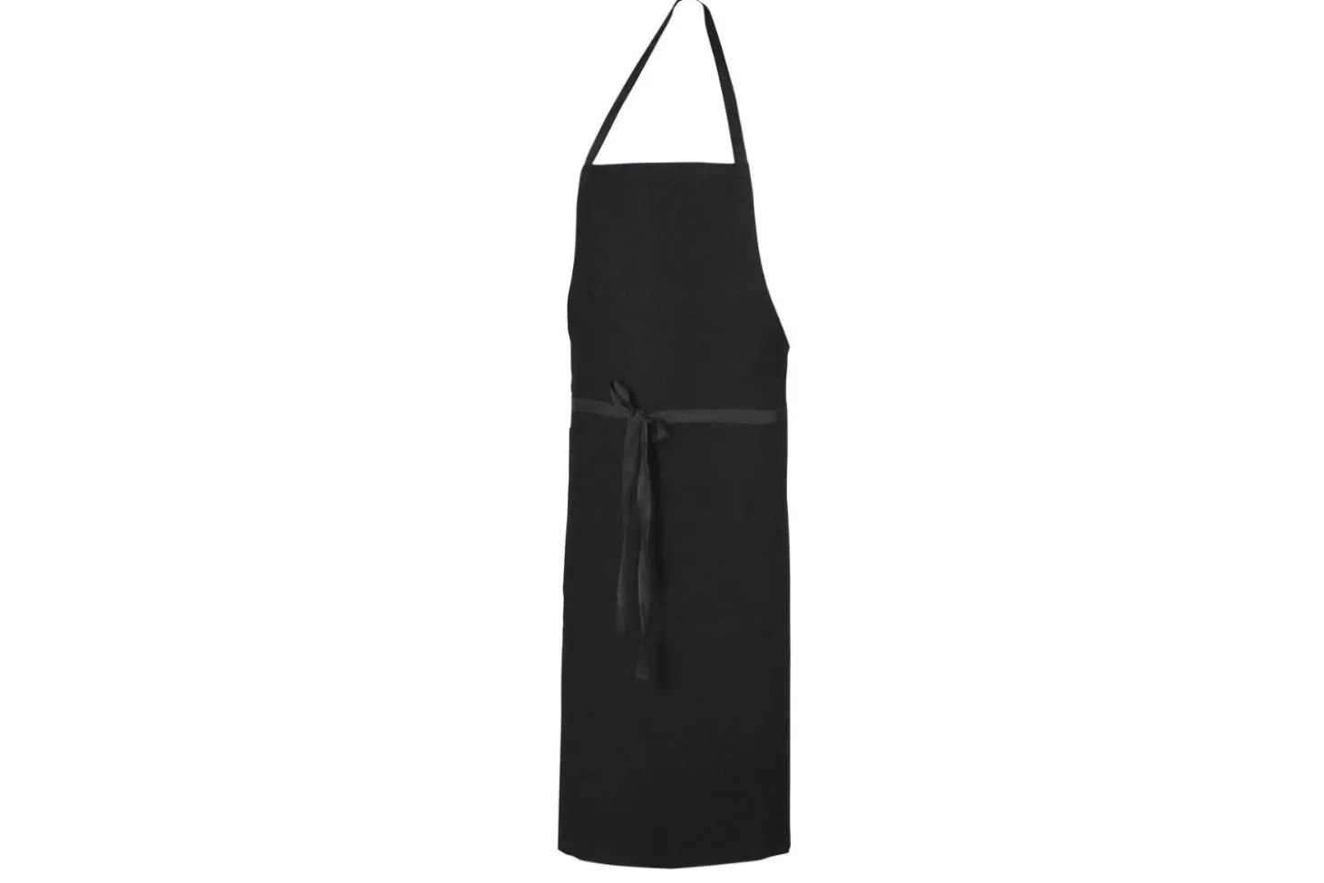 Tablier de cuisine mixte Robur Pise noir 100% coton