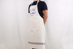 Tablier de cuisine Tissage de l'Ouest Joel fabriqué en France - Le Chef c'est moi