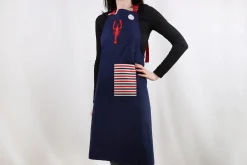 Tablier de cuisine Tissage de l'Ouest Marie fabriqué en France - Langoustine