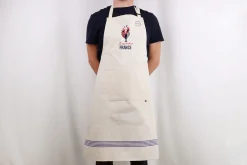 Tablier de cuisine Tissage de l'Ouest Joel fabriqué en France - Coq Français