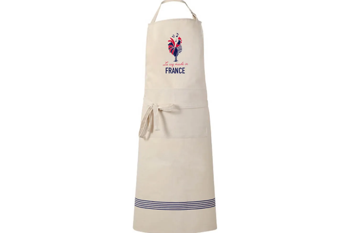 Tablier de cuisine Tissage de l'Ouest Joel fabriqué en France - Coq Français