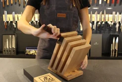 Tablier de cuisine Wusaki en toile et cuir 83x67,5cm - Taille unique