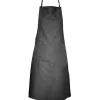 Tablier valet gris Matfer avec bavette et poche