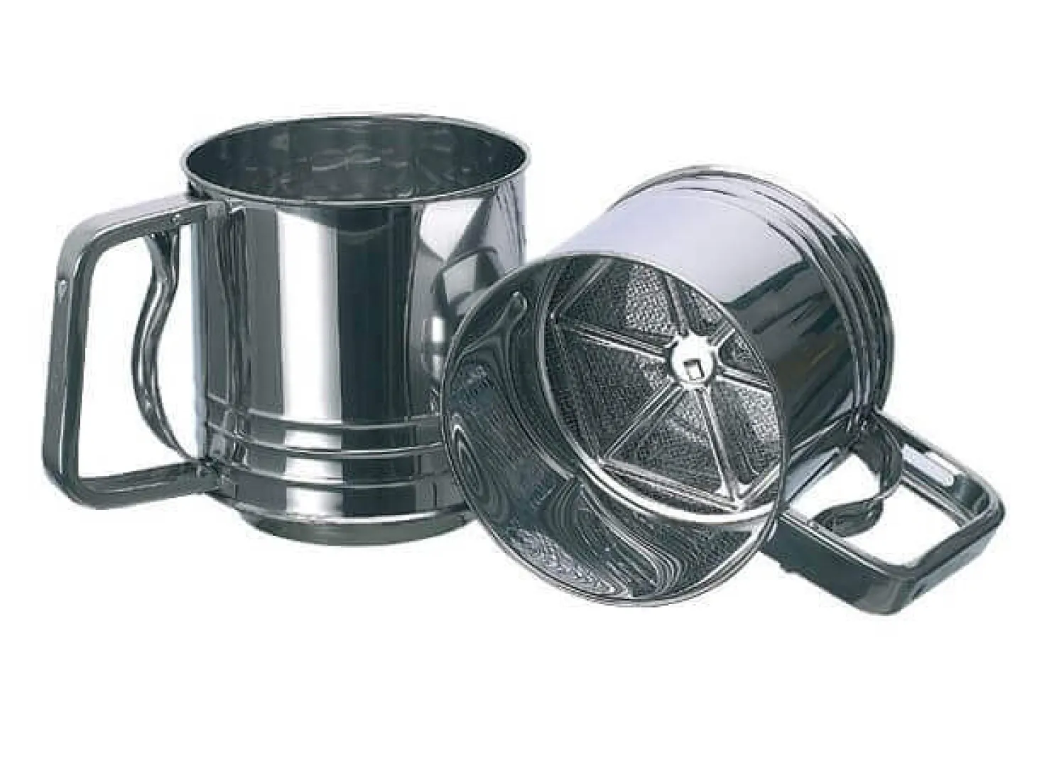Tamis à farine automatique inox Ø12,3cm
