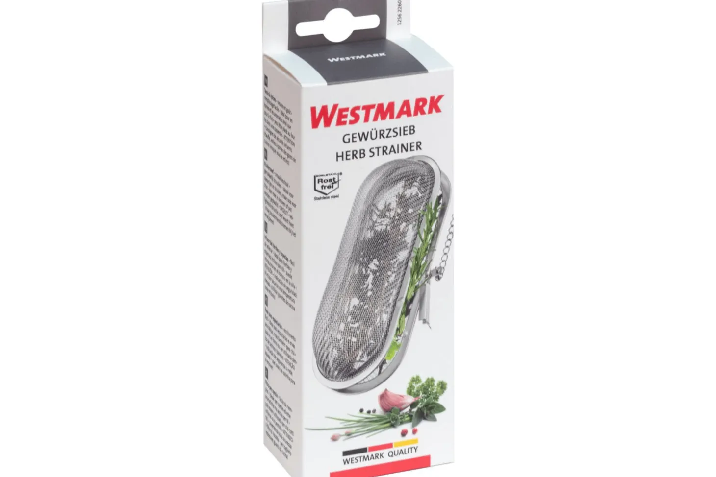 Tamis à épices Westmark en acier inoxydable 11 x 4,5 x 4,5cm