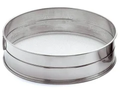 Tamis professionnel acier inox 25cm - maille inox 1.28mm