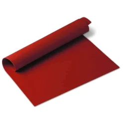 Tapis de cuisson en silicone 60x40cm coloris rouge