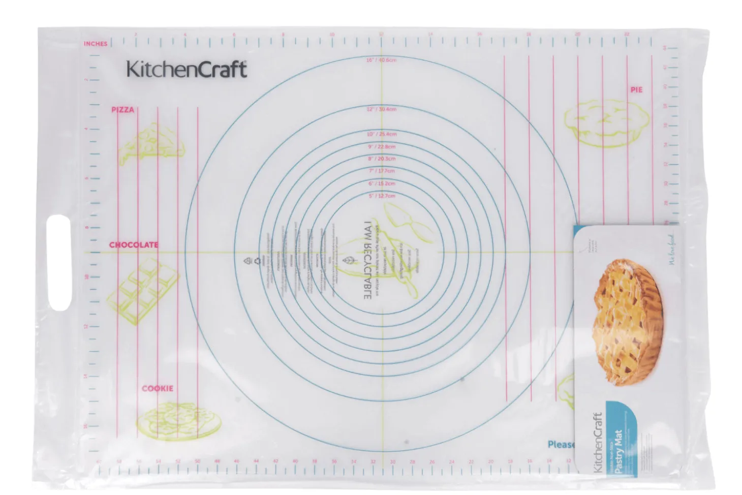Tapis de pâtisserie antiadhérent KitchenCraft 45x61cm