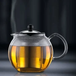 Théière Bodum Assam à piston avec filtre inox - 1L 8 tasses