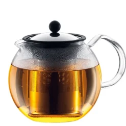 Théière Bodum Assam à piston avec filtre inox - 1.5L 12 tasses
