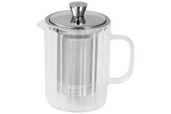 Théière Cristel Breakfast 0,8L en verre borosilicate avec filtre démontable