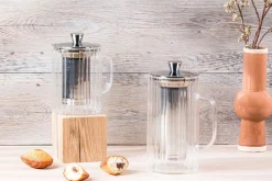 Théière Cristel Breakfast 0,8L en verre borosilicate avec filtre démontable