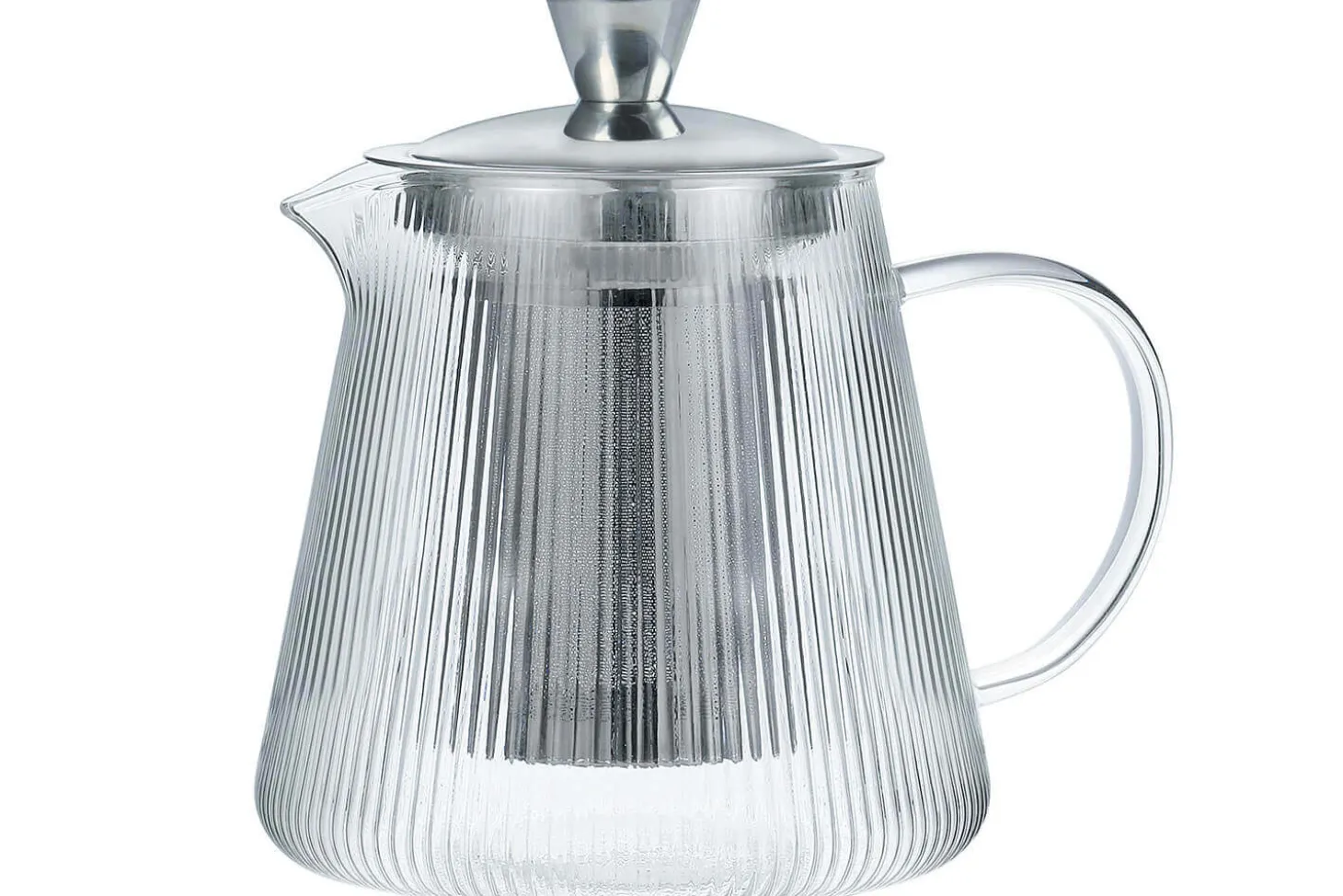 Théière Cristel Darjeeling 1,2L en verre borosilicate avec filtre démontable
