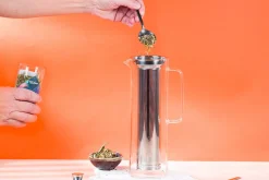 Théière Cristel Long Island 1,5L en verre borosilicate avec filtre démontable