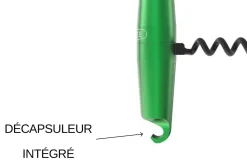 Tire-bouchon aluminium Lance coloris vert fabriqué en France