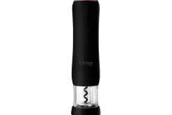 Tire-bouchon automatique rechargeable Cheer Moda Pure - Noir & Bronze