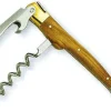 Tire bouchon Laguiole Arbalète G. David 3 pièces manche olivier laiton 12cm