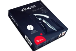 Tire-bouchon à levier Arcos en alliage de zinc et ABS noir