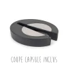 Tire bouchon à levier Peugeot Baltaz Dark en ABS et zamac de couleur noire avec coupe capsule 14cm