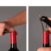 Tire-bouchon à levier vertical Vacu Vin noir