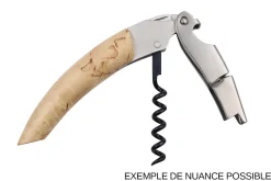 Tire-bouchon sommelier Ligne W Signature manche en bouleau