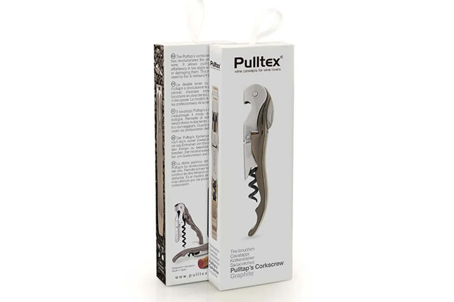 Tire bouchon sommelier Pulltex Pulltap's Graphite