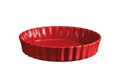 Tourtière haute cannelée Emile Henry 24cm en céramique - Grand Cru