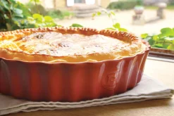 Tourtière haute cannelée Émile Henry 28cm en céramique