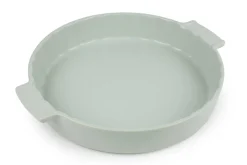Tourtière Peugeot Appolia en céramique vert sauge diamètre 28cm
