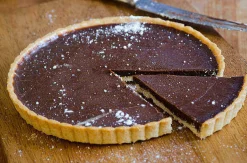 Tourtière ronde cannelée Gobel anti-adhérent fond fixe - Diamètre 28cm