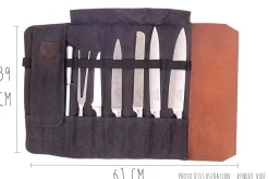 Trousse à couteaux vide Alaskan Maker Chef - 61x38,5cm avec 9 emplacements