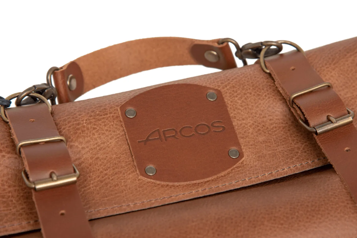 Trousse de cuisinier artisanale Arcos en cuir 10 places