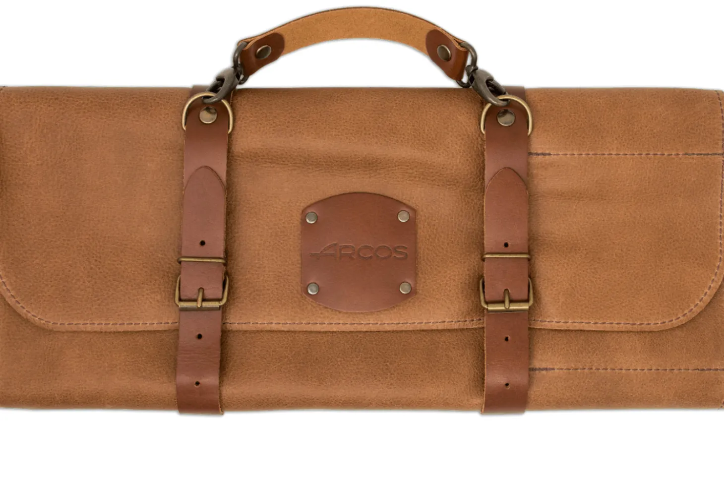 Trousse de cuisinier artisanale Arcos en cuir 10 places