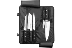Trousse de cuisinier vide Sabatier 5 emplacements en nylon noir rigide