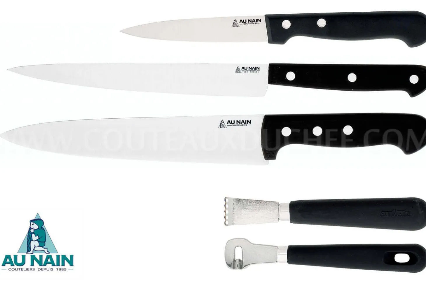 Trousse de service skaï 5 pièces Au Nain
