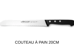 Trousse 8 places Arcos & Euro-Toques Universal + 5 couteaux forgés + 1 éplucheur