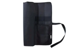 Trousse vide CHEF ROLL haut de gamme pour 10 couteaux et ustensiles - Noir