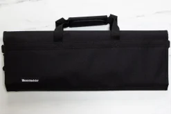 Trousse vide noire 8 emplacements en bouteille recyclée Messermeister Preservation