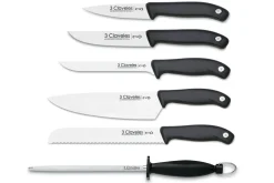 Valise de 5 couteaux EVO pour cuisiniers + fusil 3 Claveles
