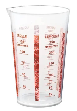 Verre doseur plastique 1/4L