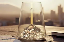 Verre à spiritueux long Alaskan Maker Topographic Monch en verre cristallin