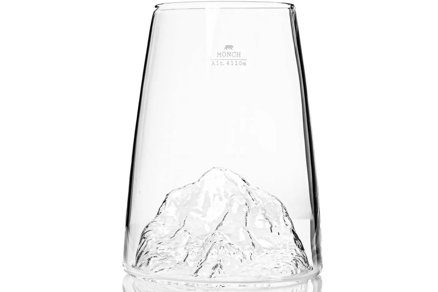 Verre à spiritueux long Alaskan Maker Topographic Monch en verre cristallin