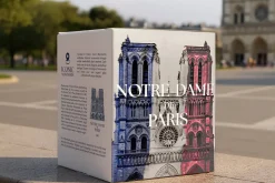 Verre à spiritueux long Alaskan Maker Iconic Monuments Notre Dame de Paris en verre cristallin