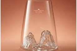 Verre à spiritueux long Alaskan Maker Topographic Grand Canyon en verre cristallin